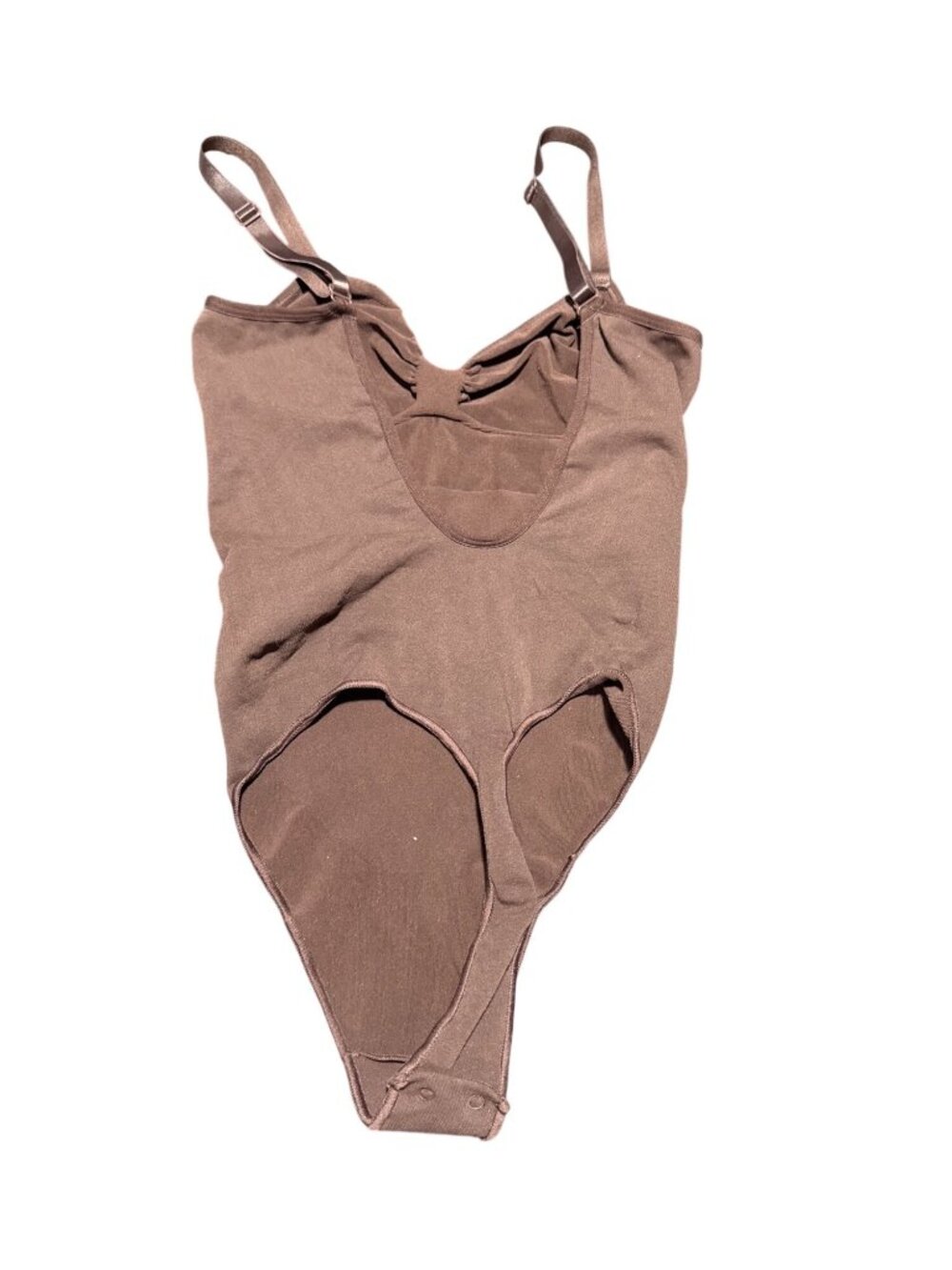 NWOT Skims Low Back Thong Bodysuit L/XL Cocoa Brown MSRP $70
